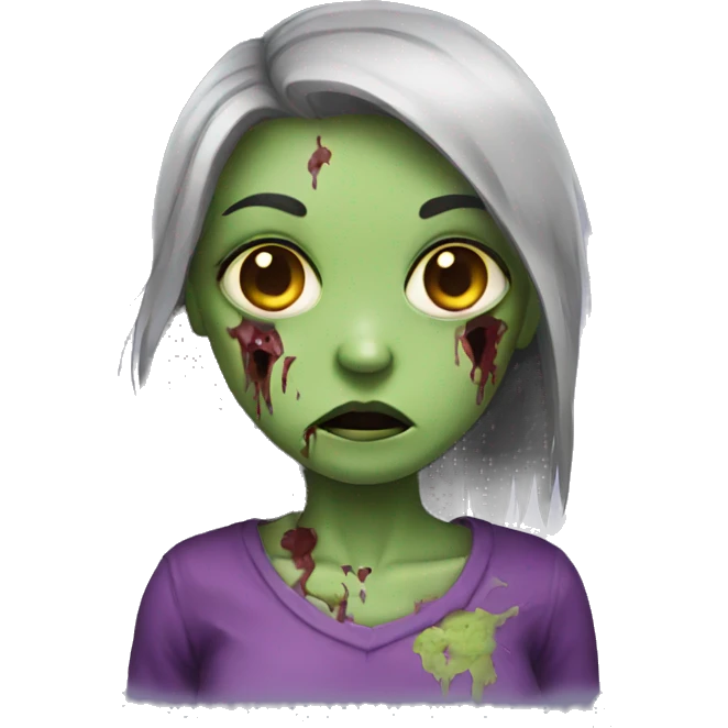 girl zombie emoji