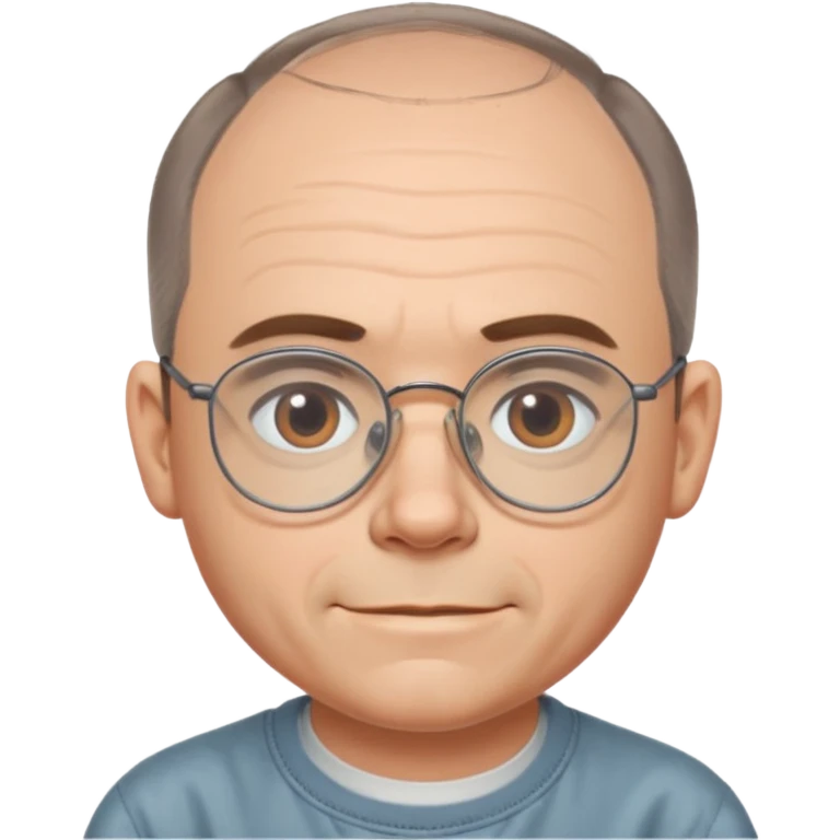 Carl from Sling Blade as an apple style emoji emoji