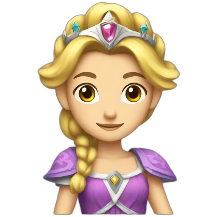 zelda as a princess emoji