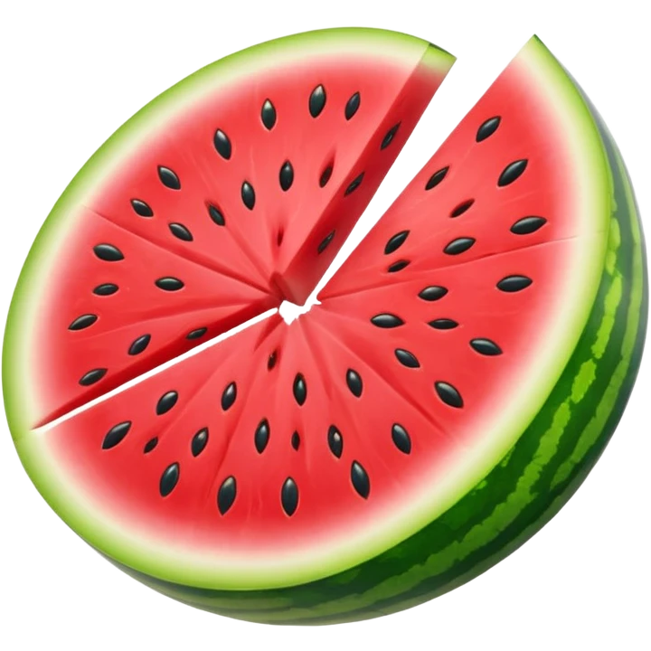 Rainbow watermelon  emoji