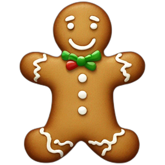 Christmas Gingerbread emoji