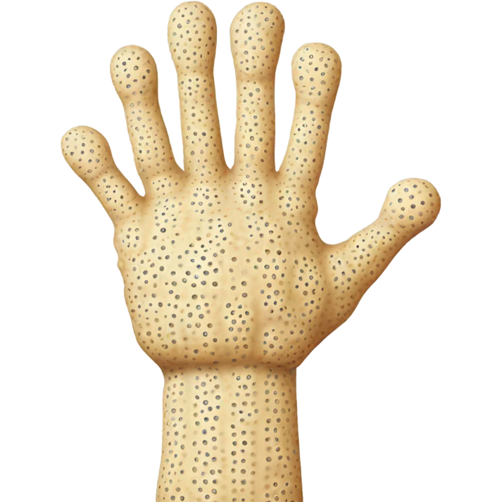 Bad Trypophobia arm emoji