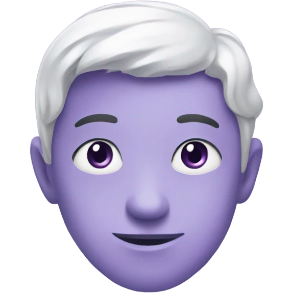 pastel purple gouache emoji