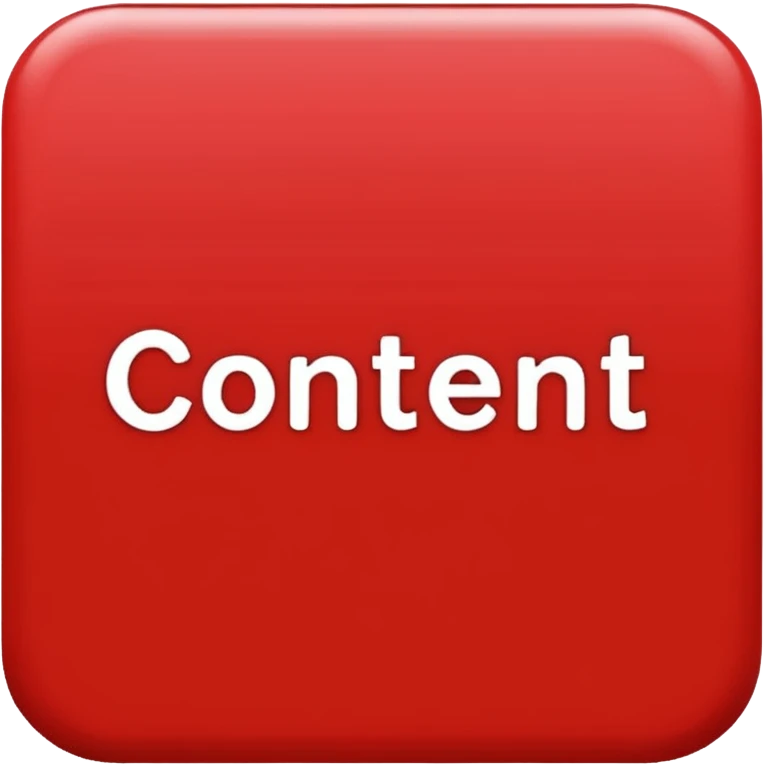 A label with the word “CONTENT” in red emoji