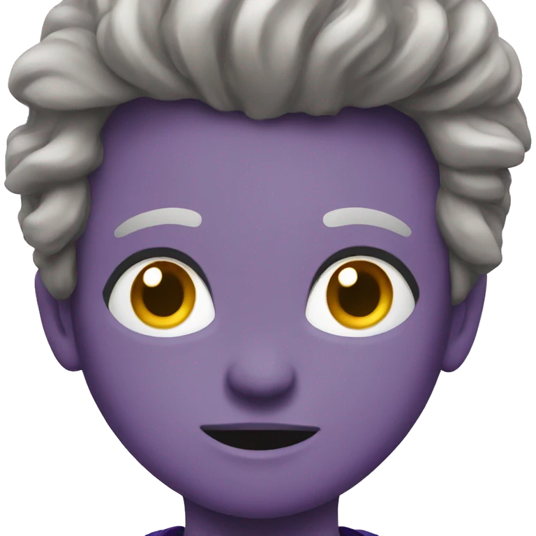 purple thunder  emoji