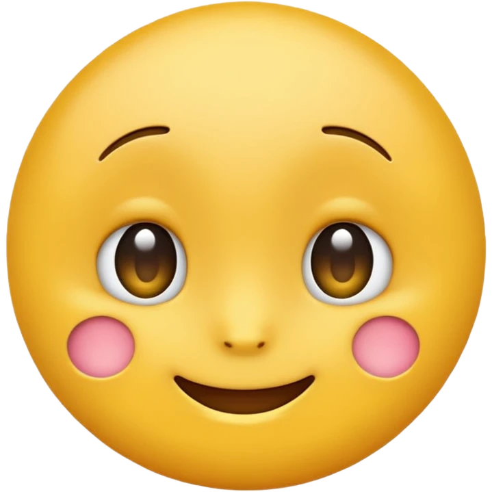 Shy yellow emoji emoji