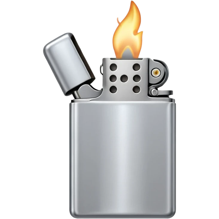 silver lighter emoji