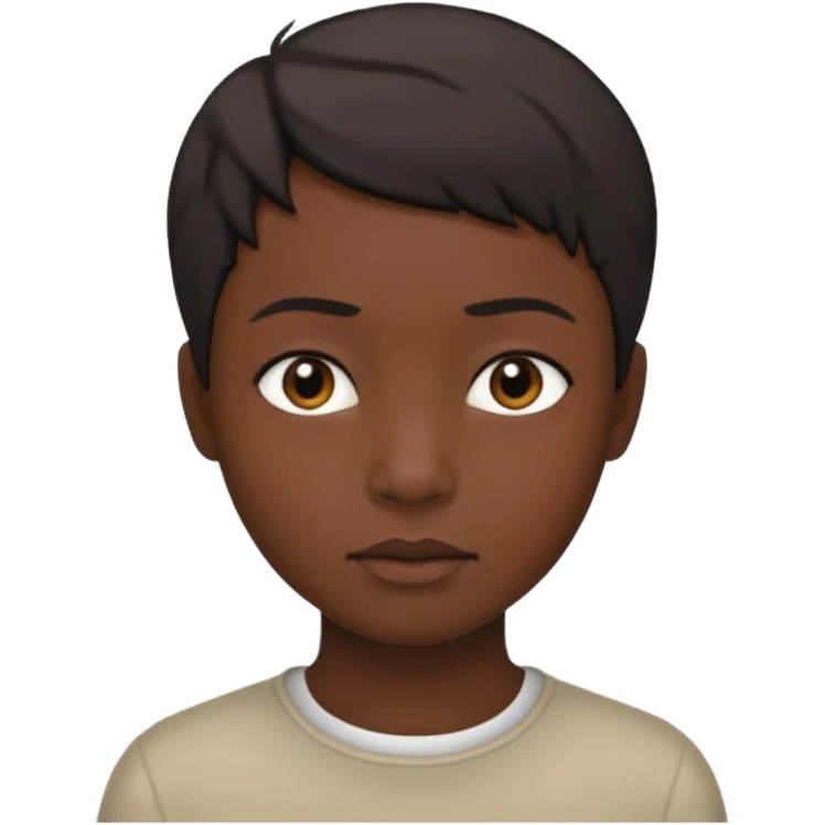 Black facial expressions emoji