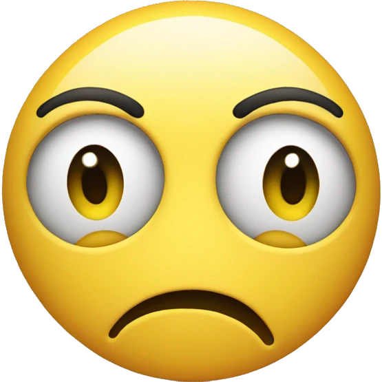 worried smiley face emoji
