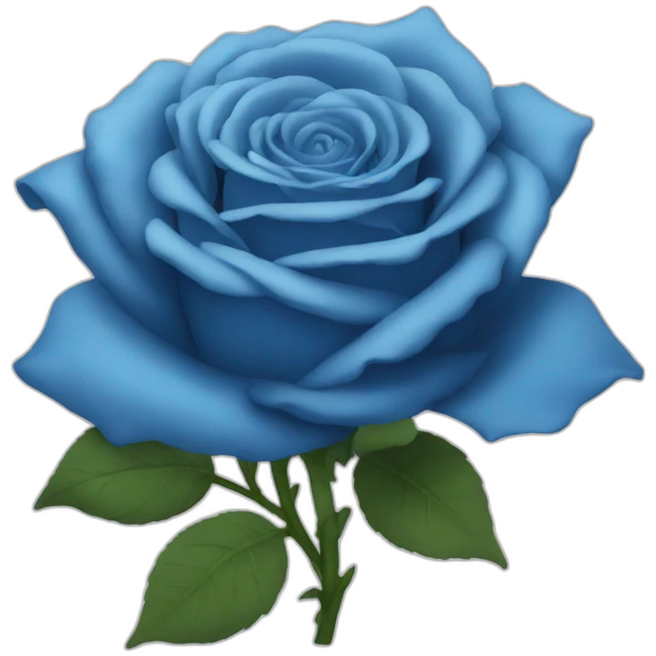 blue roses emoji