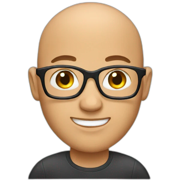 bald podcaster emoji