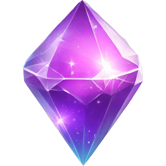 shining magic crystal emoji