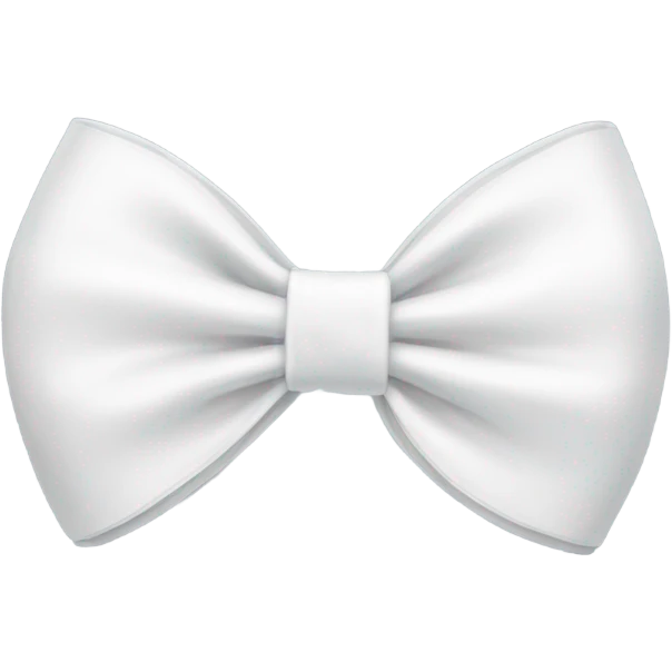 white bow emoji