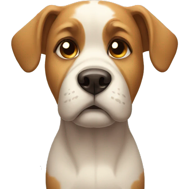sad dog emoji