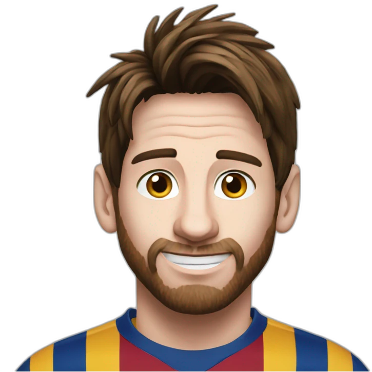 Messi betrunken emoji