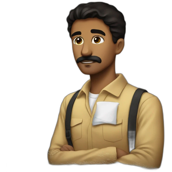 solo mustached fine art parody emoji