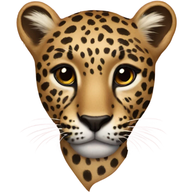 Leopard heart  emoji