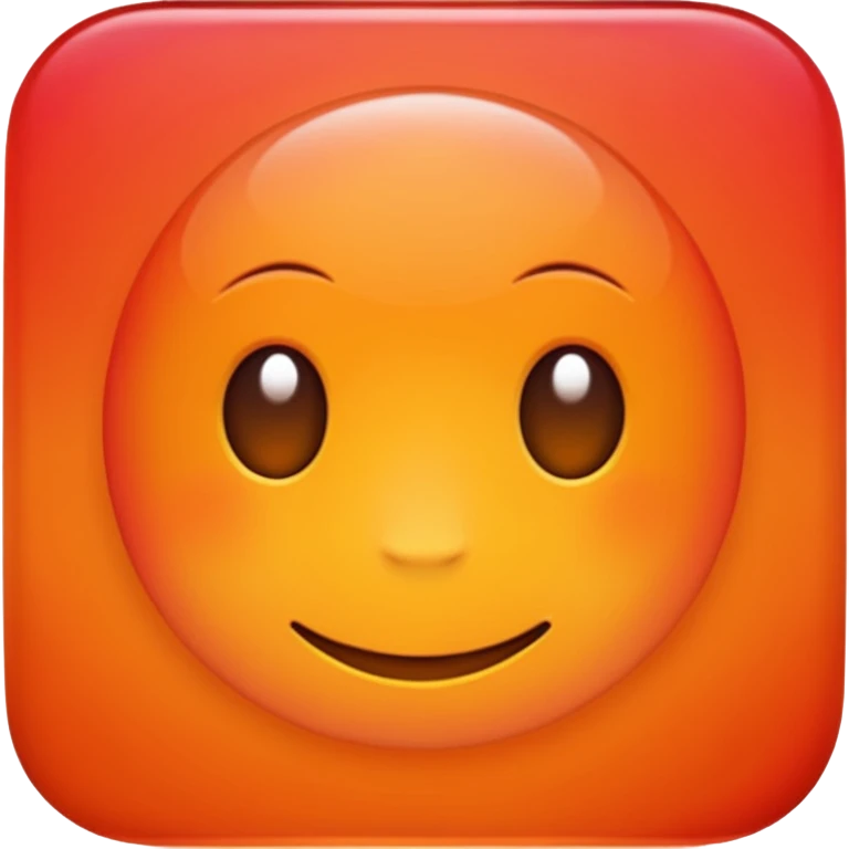 red orange 🔗  emoji