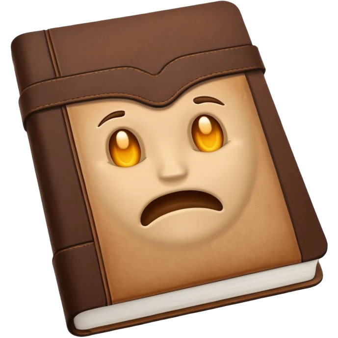 Mental issue journal book emoji