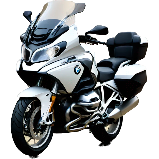 Moto bmw r1200rt  blanca emoji