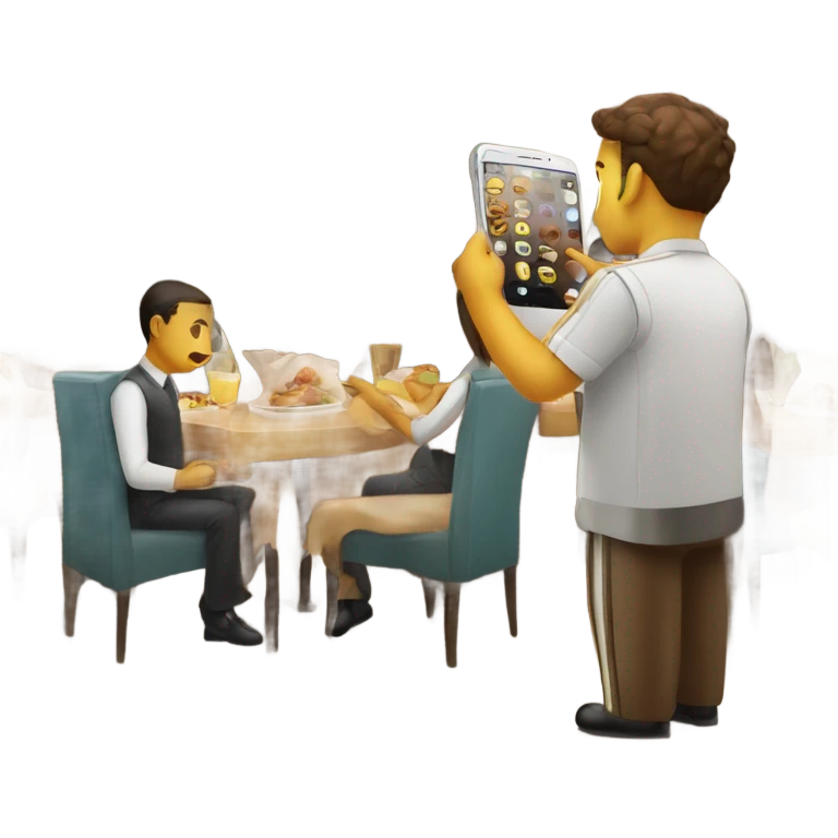 order restaurant with phone emoji