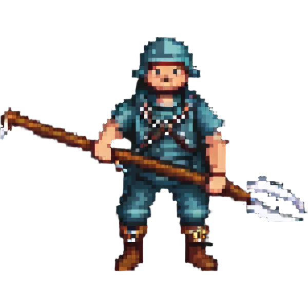 a whaler man holding a harpoon emoji