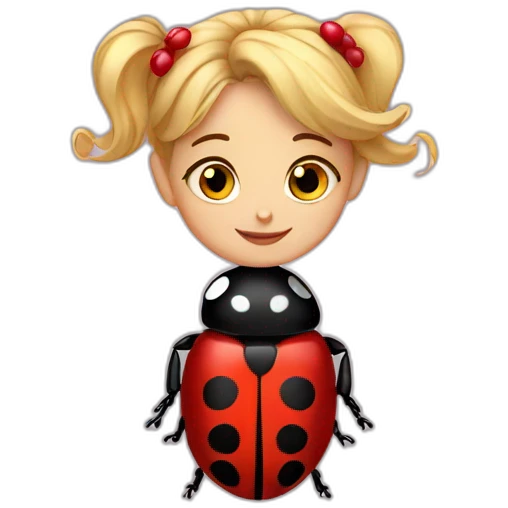 Miraculous lady bug emoji