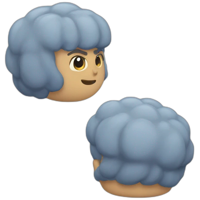Мартышка в руке банан красивая emoji