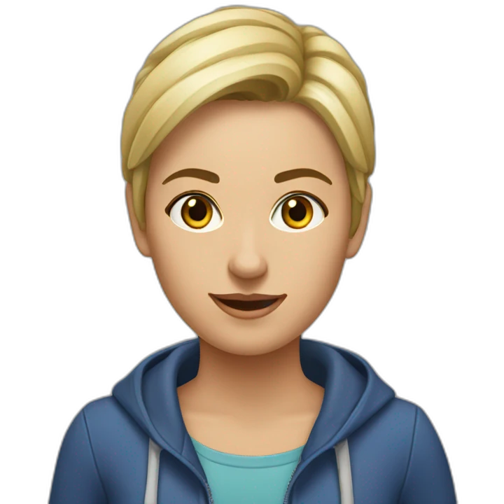 женщина в кровати emoji