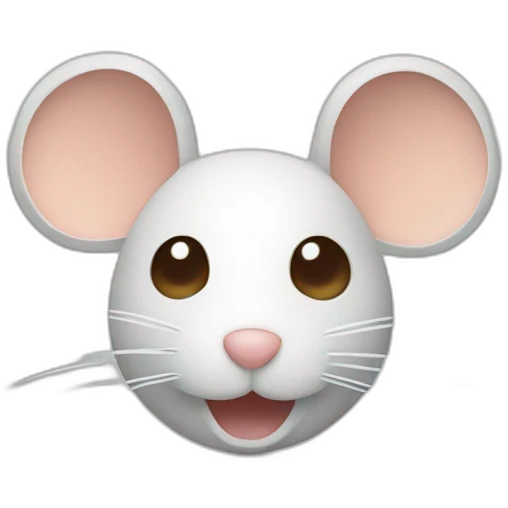 Mouse with plaster strips emoji