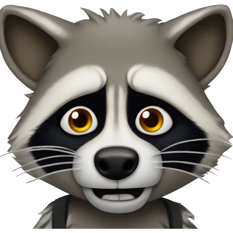 mad raccoon emoji