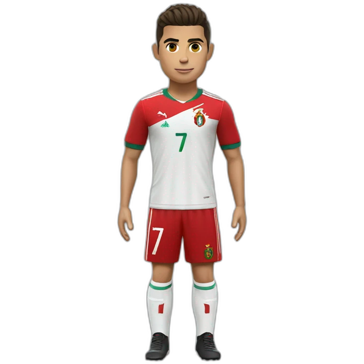cristiano ronaldo portugaly uniform emoji