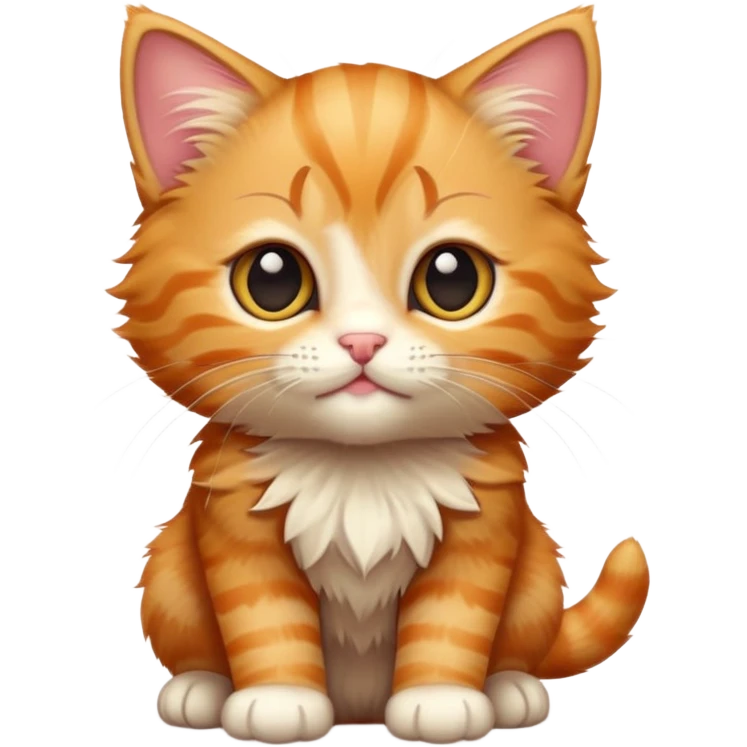 Ginger tabby kitten emoji