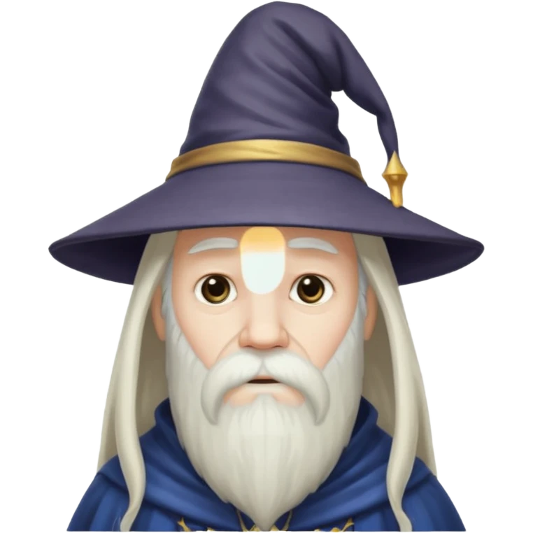 sad wizards in hat emoji