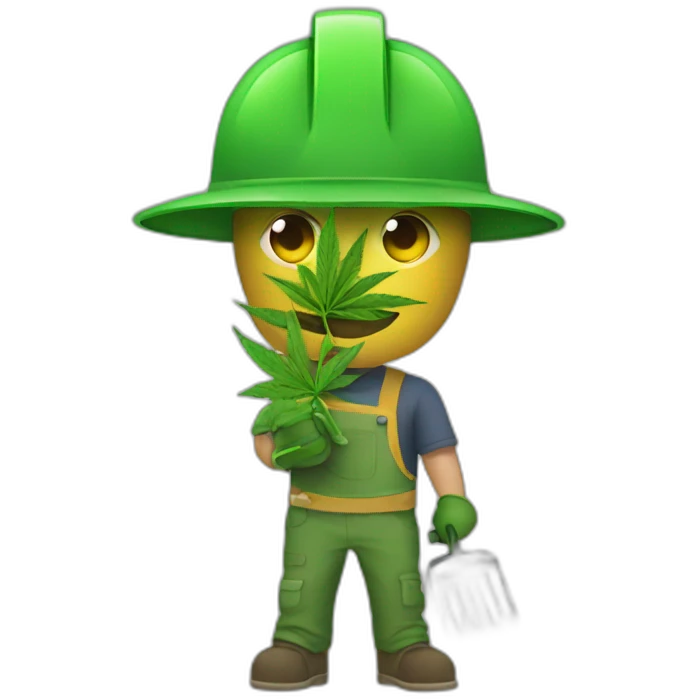 Weed crusher emoji