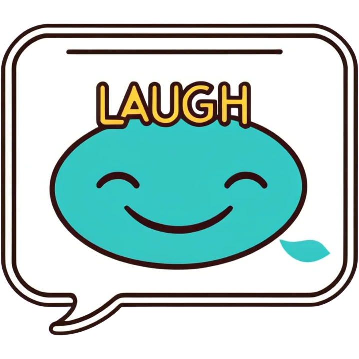 A laugh out loud sign  emoji