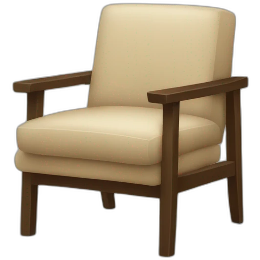 Africain avec une chaise sur la tete emoji