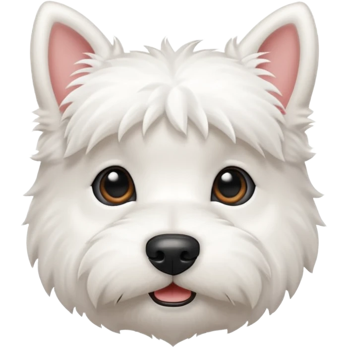 Tiny westie dog emoji