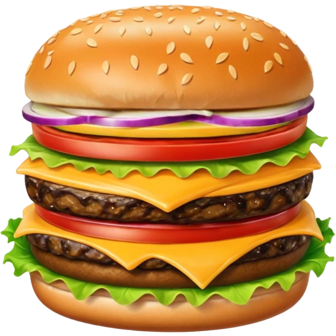 Just burger  emoji