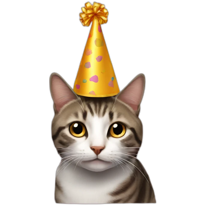 cat party hat emoji
