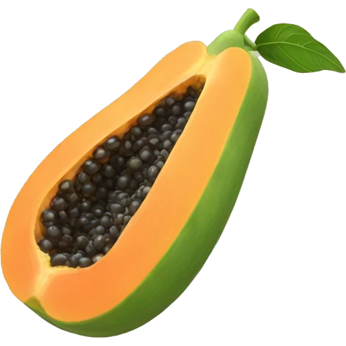 papaya emoji