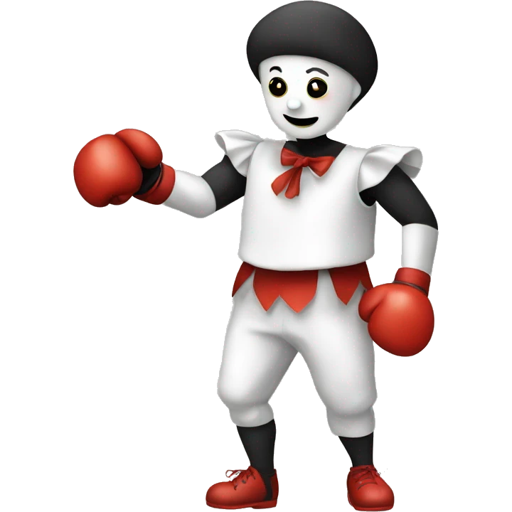pierrot boxing emoji