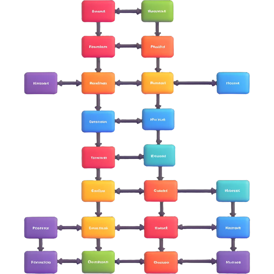 information hierarchy flowchart emoji