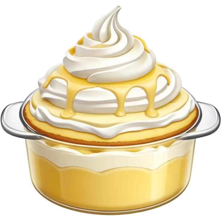 banana pudding with whipped cream topping emoji