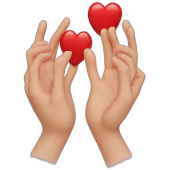 hands heart emoji