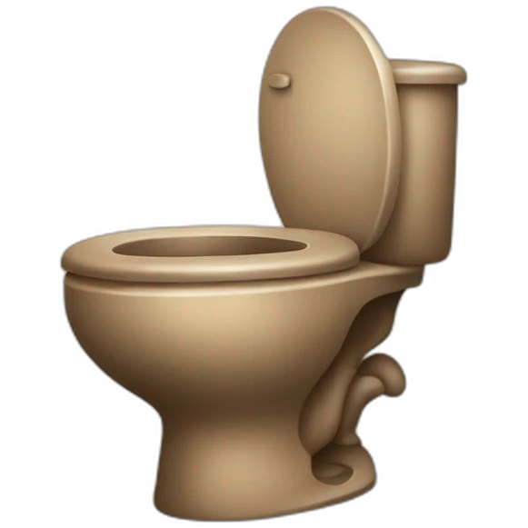 Poop toilet emoji