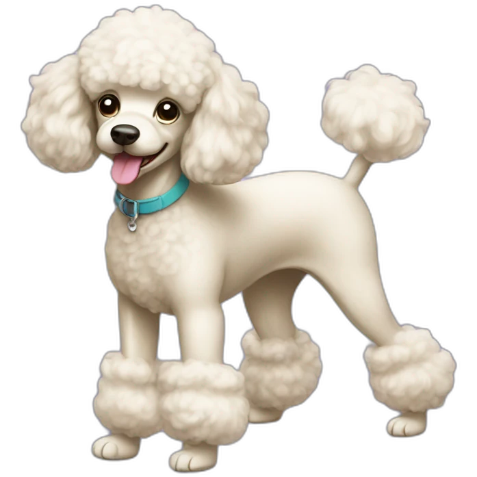 poodle walk emoji