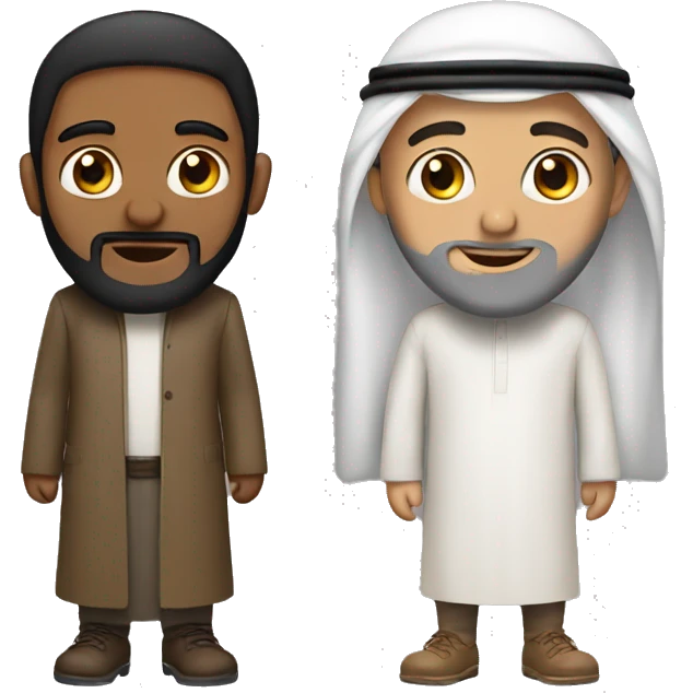 Arab and Israeli emoji