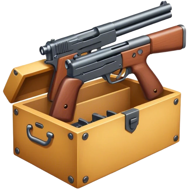  box with guns emoji