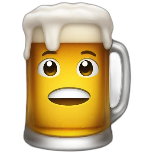 beer-face emoji